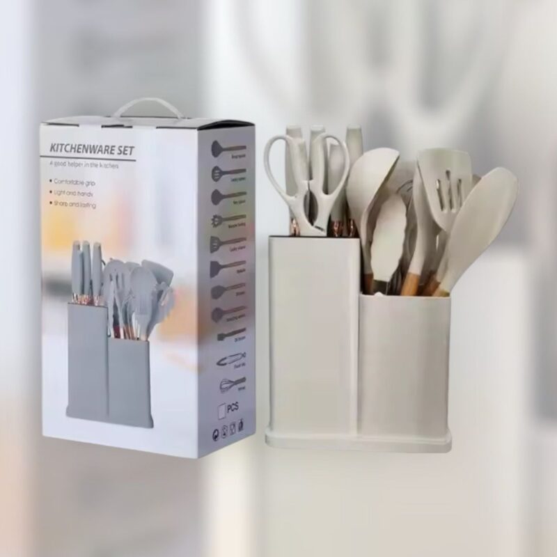 Kit Completo Jogo Utensílios De Cozinha Luxo 19 Peças - Image 5