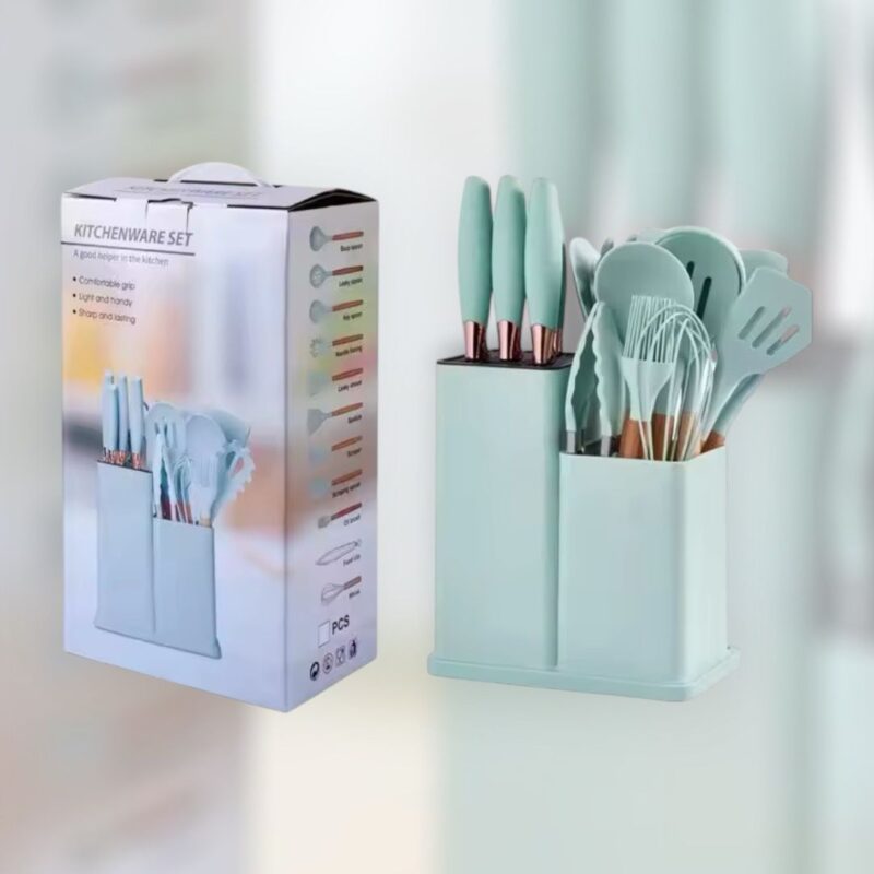 Kit Completo Jogo Utensílios De Cozinha Luxo 19 Peças - Image 4