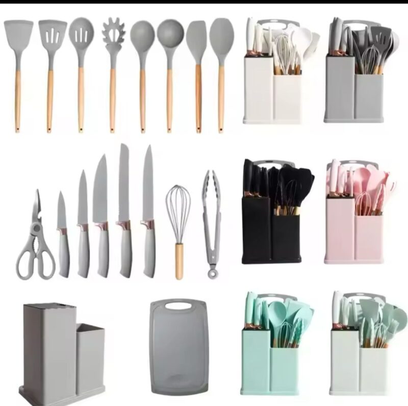 Kit Completo Jogo Utensílios De Cozinha Luxo 19 Peças - Image 6